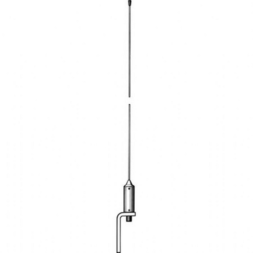 Procom 1.08m Whip Marine VHF Antenna with Low Weight Masthead Mounting
